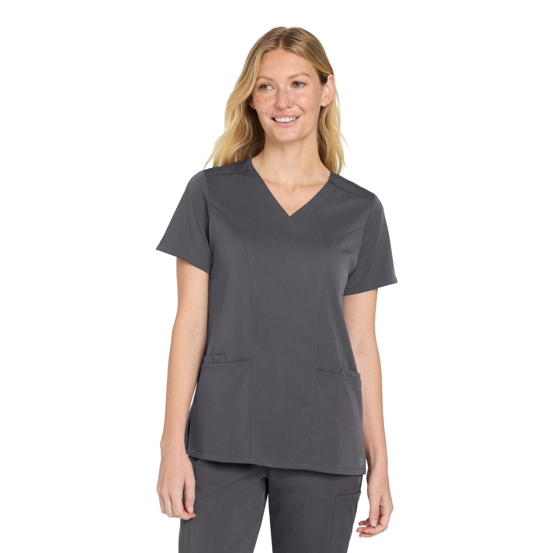Wink-Wink® Women's Premiere Flex™ V-Neck Top WW4168-MedTech-4