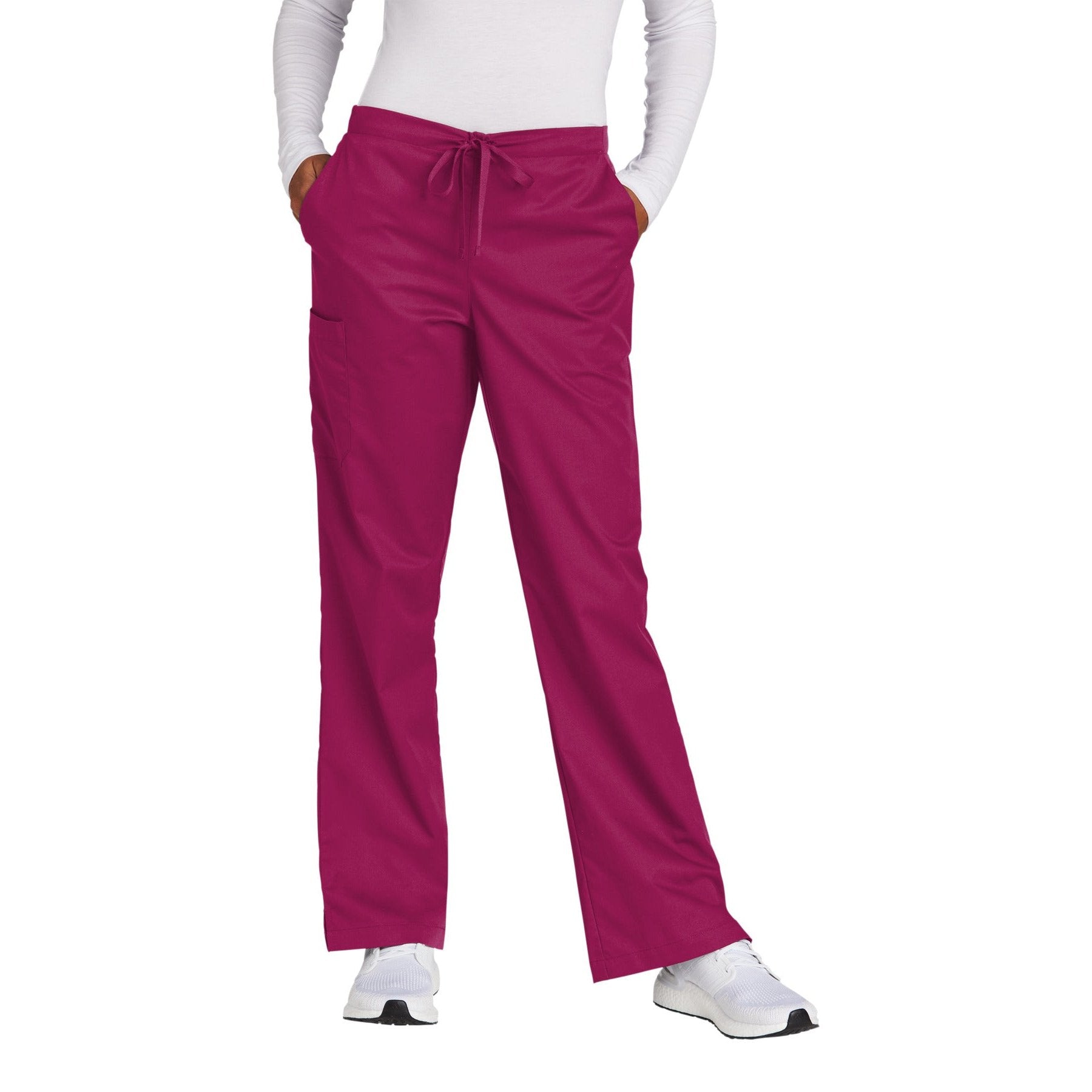 Wink-Wink® Women's Tall WorkFlex Flare Leg Cargo Pant WW4750T-MedTech-8