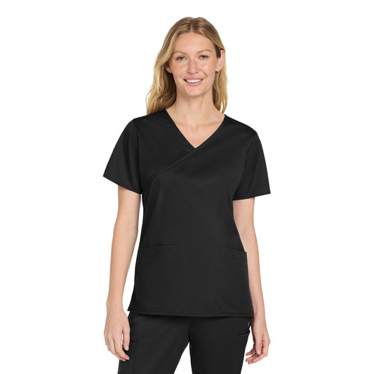 Wink-Wink® Women's WorkFlex™ Mock Wrap Top WW4760-MedTech-1