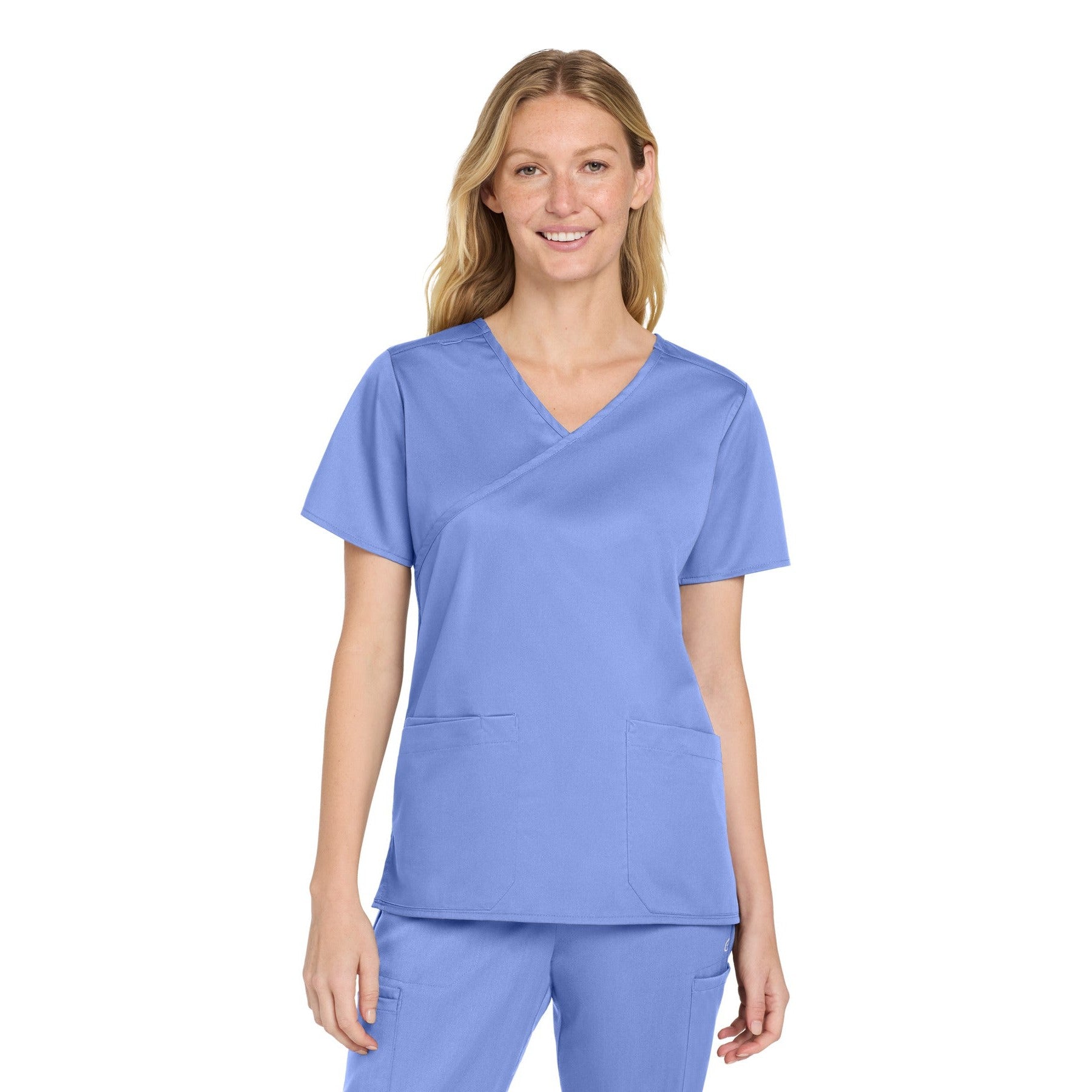Wink-Wink® Women's WorkFlex™ Mock Wrap Top WW4760-MedTech-2