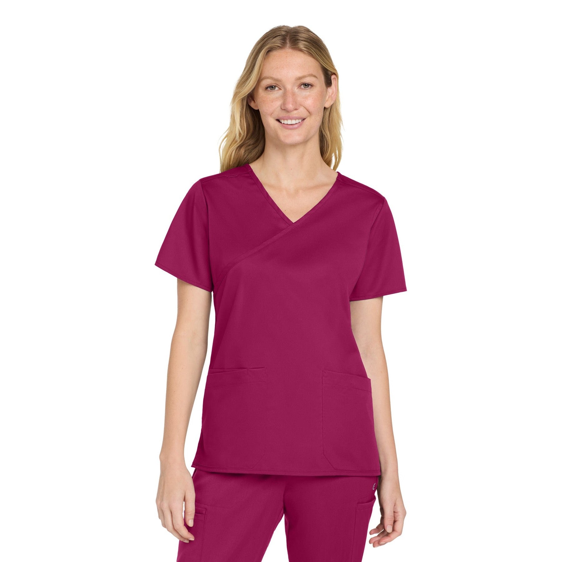 Wink-Wink® Women's WorkFlex™ Mock Wrap Top WW4760-MedTech-8