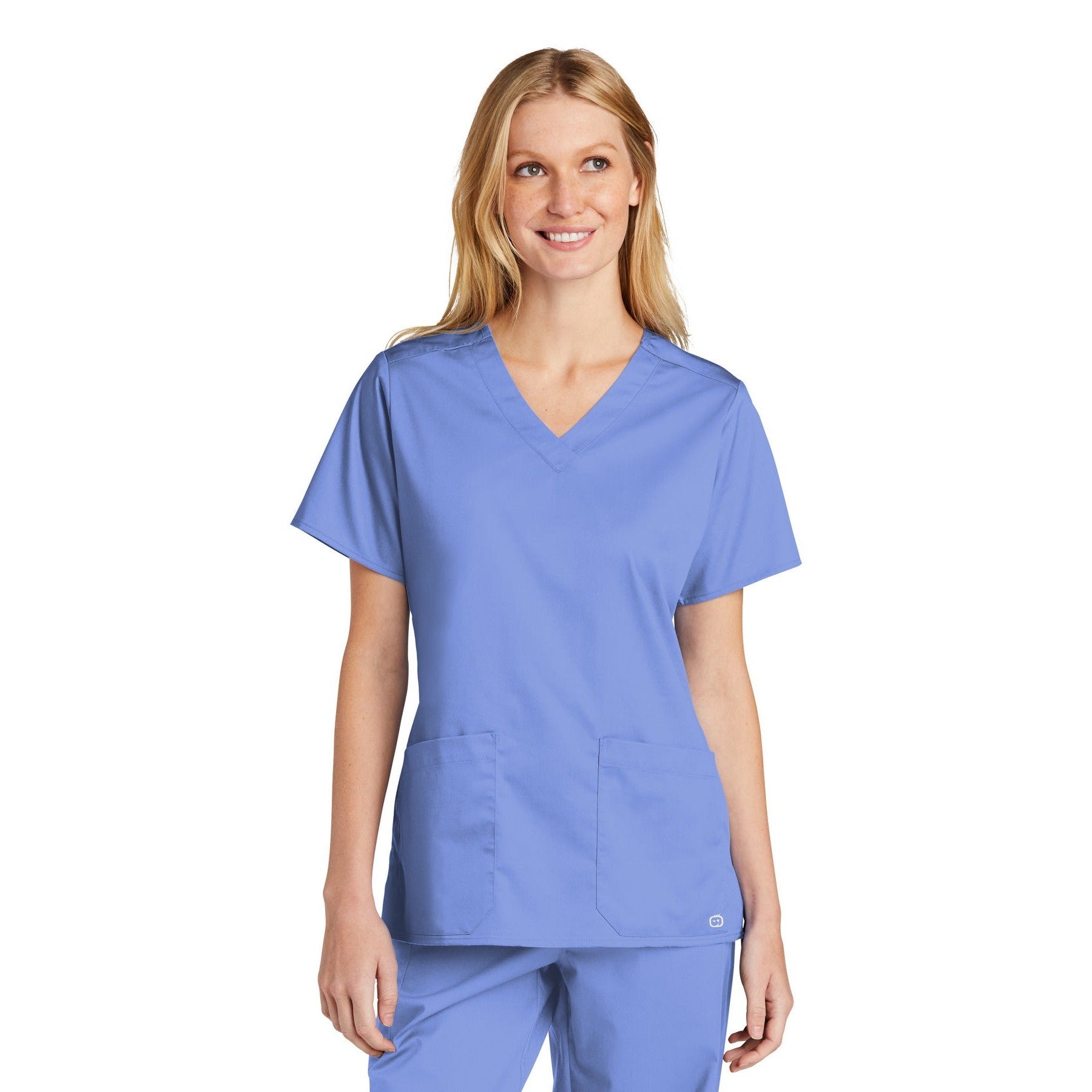 Wink-Wink® Women's WorkFlex V-Neck Top WW4560-MedTech-2