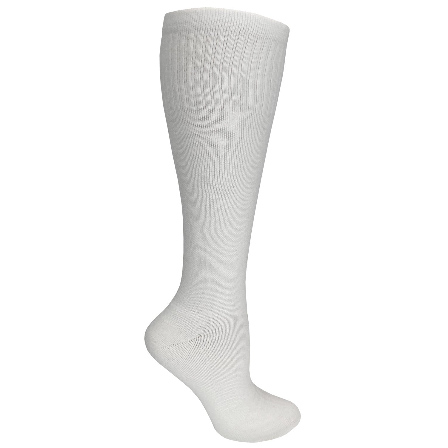 Prestige Medical-Womens Ultrasoft Cotton Compression Socks White-MedTech-2