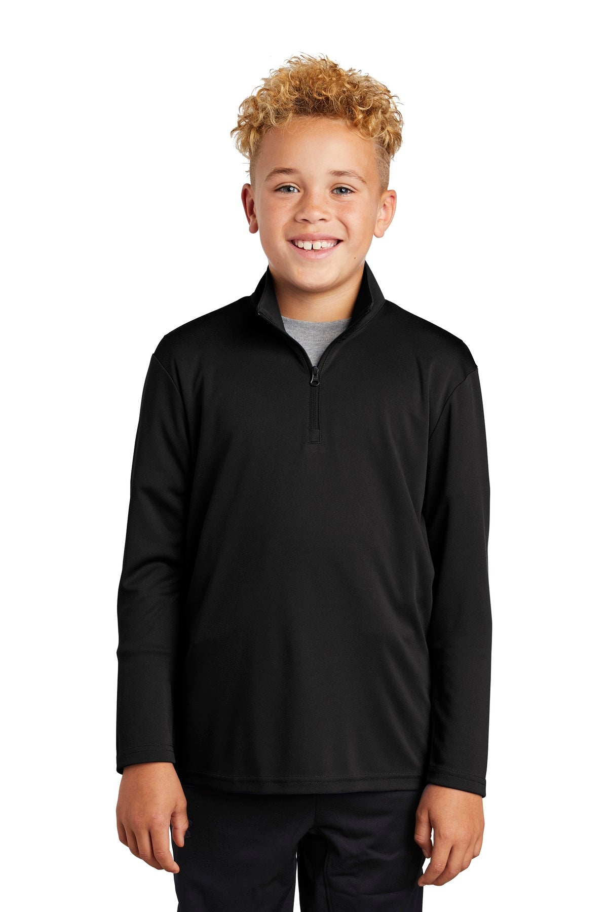 Sport-Tek- Sport-Tek ® Youth PosiCharge ® Competitor ™ 1/4-Zip Pullover. YST357-Medtech- 1