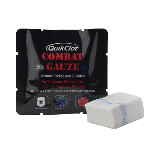 Z-Medica-Z-Medica® QuikClot® Combat Gauze™ LE, Z-Fold, 3” x 4yd-MedTech-1