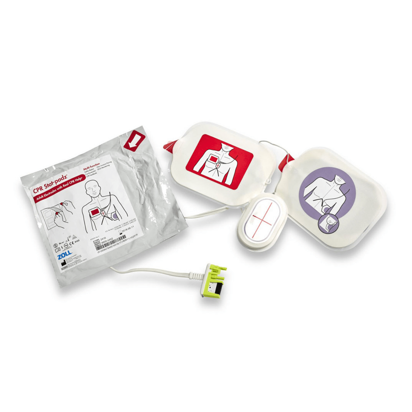 ZOLL-ZOLL® CPR Stat Padz, HVP Multi-Function pair-MedTech-2