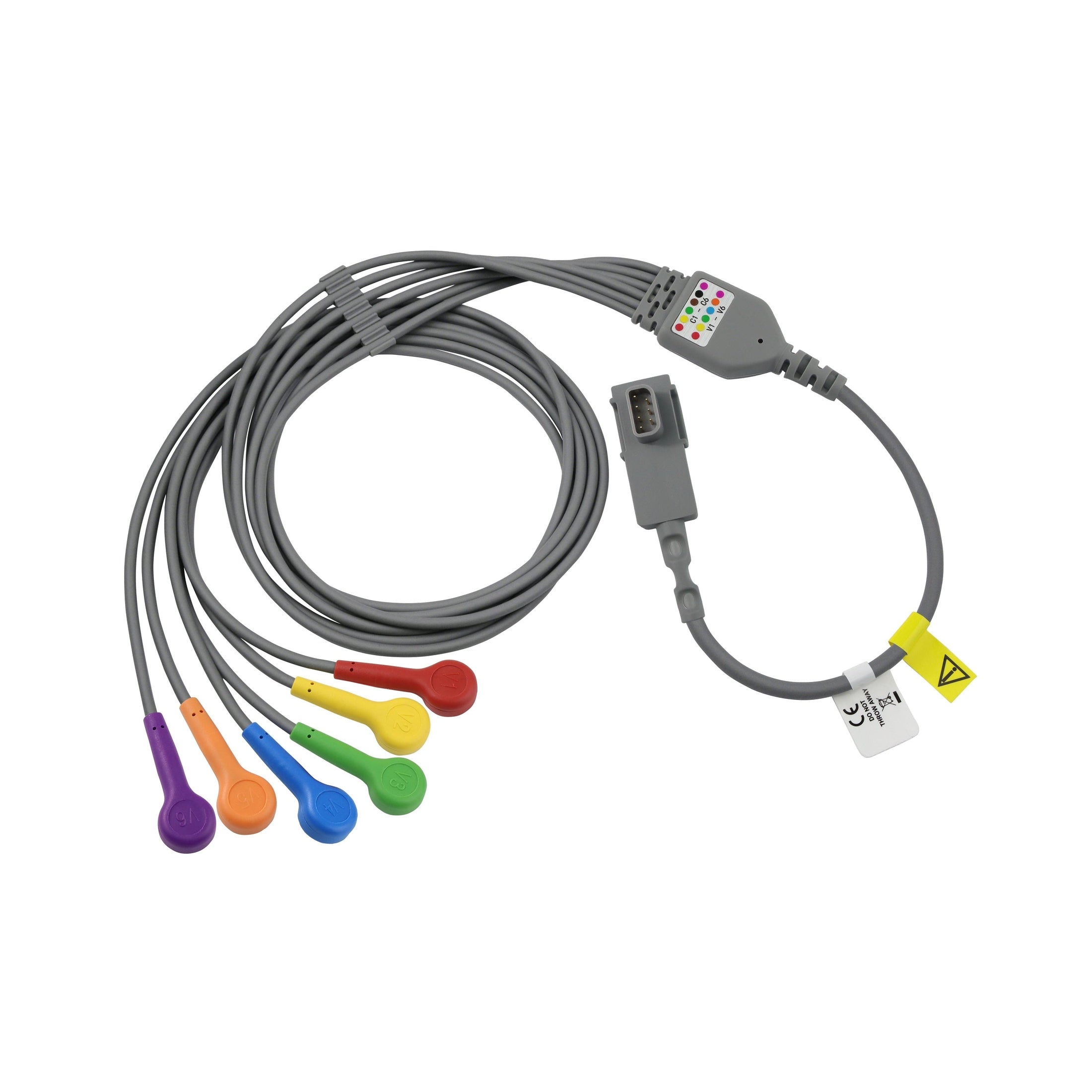 Caretech-ZOLL® X Series®, Propaq® MD 6-Wire V-Lead ECG Cable by Caretech®-MedTech-1
