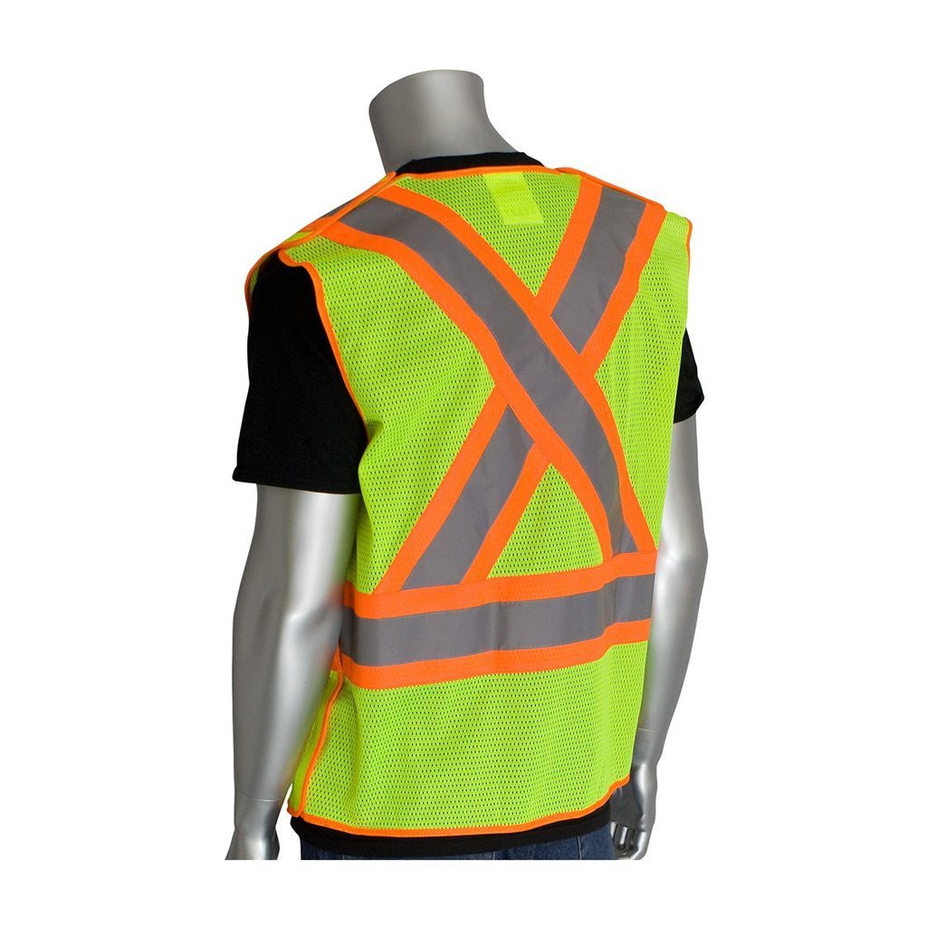MedTech-X-Back Breakaway Mesh Safety Vest-MedTech-4