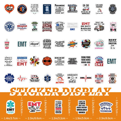 MedTech- 100 EMT Stickers-Medtech- 3