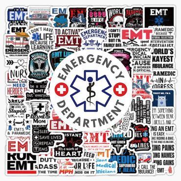 MedTech- 100 EMT Stickers-Medtech- 2