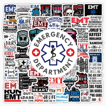 MedTech- 100 EMT Stickers-Medtech- 2