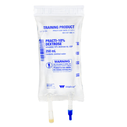 Wallcur- Practi-Dextrose 10% IV Bag-Medtech- 1