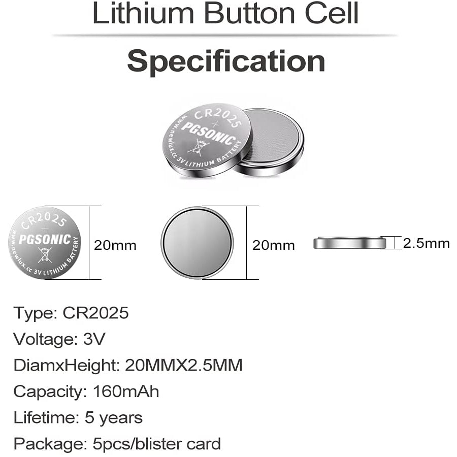 Batteries Plus-3v Coin Cell Battery Pack of 10-MedTech-3