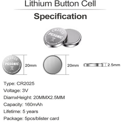 Batteries Plus-3v Coin Cell Battery Pack of 10-MedTech-3