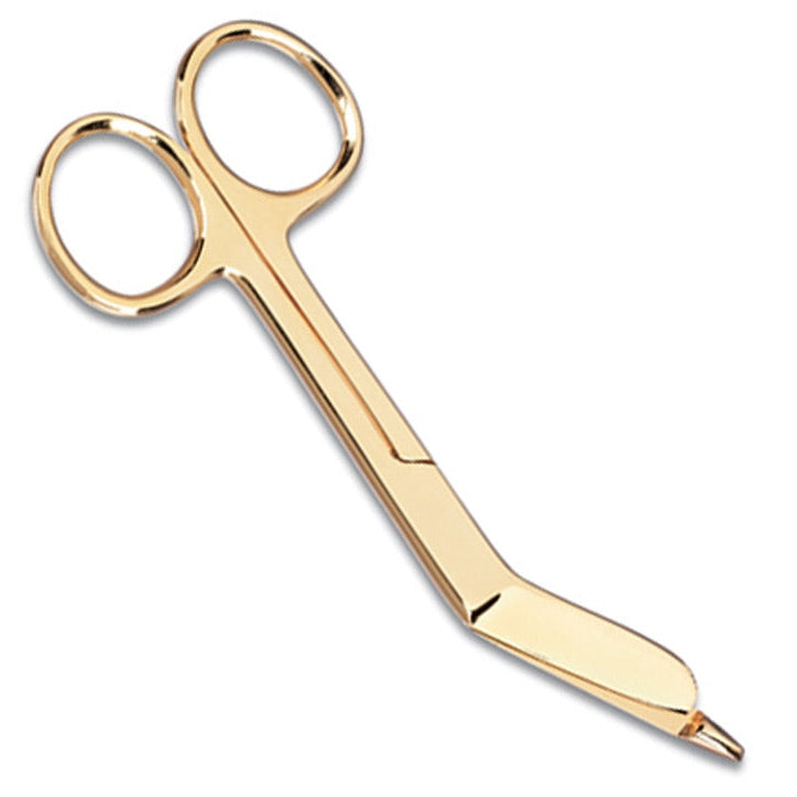  Prestige Medical-4.5 In Gold Plated Lister Bandage Scissor-MedTech-1
