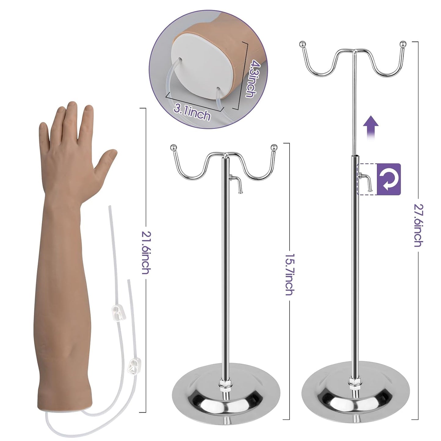 IV Practice Arm with Veins