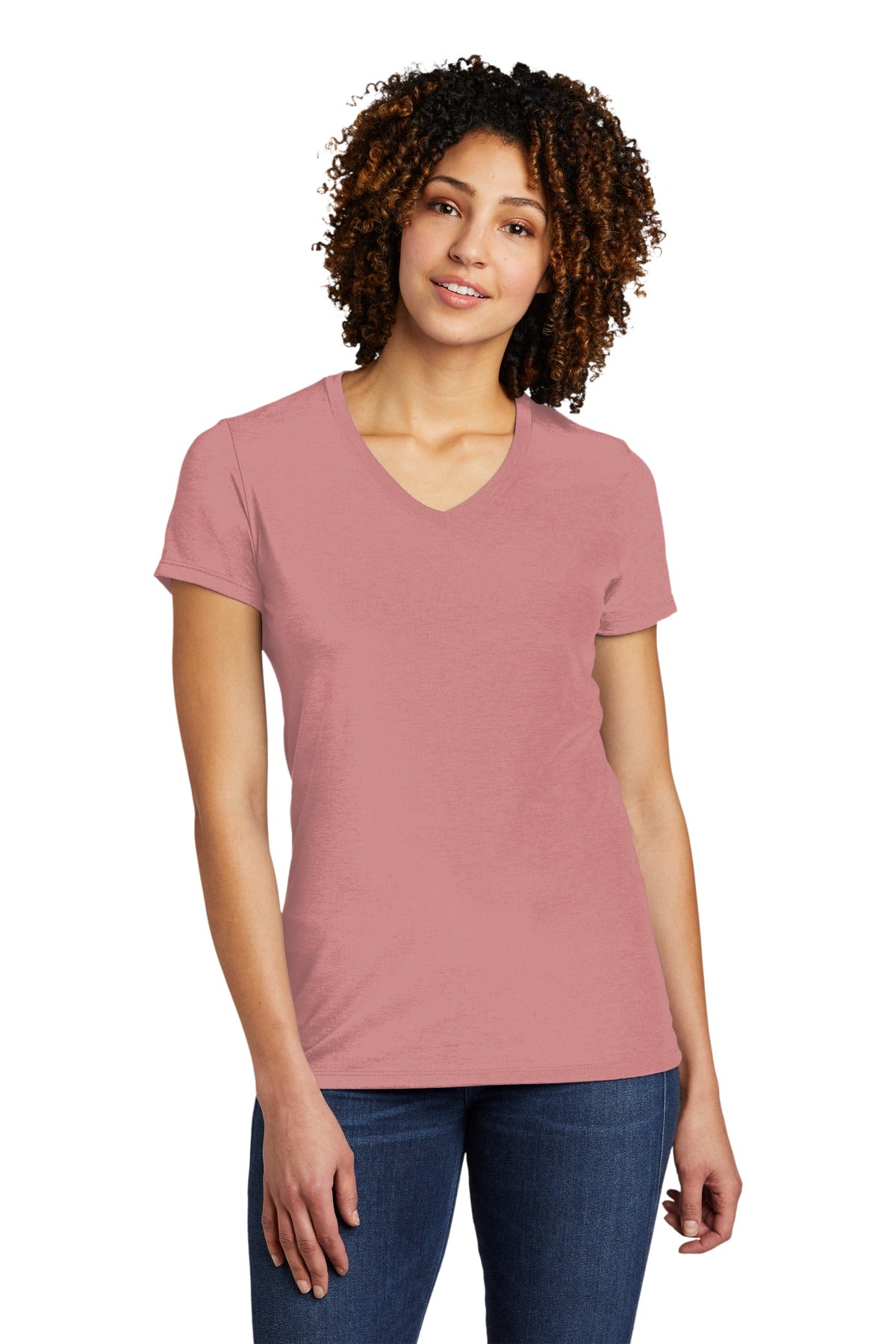 AllMade- Allmade ® Women's Tri-Blend V-Neck Tee AL2018-Medtech- 17