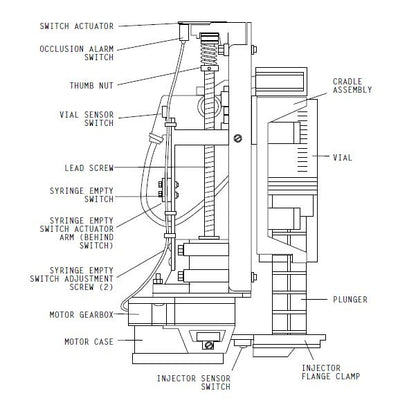 Abbott Laboratories-Abbott LifeCare 4100 PCA Plus II Mechansim Assy, Recertified-MedTech-2