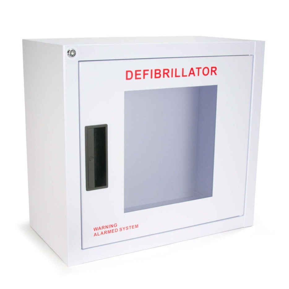 Caretech-Alarmed AED Wall Cabinet w/Clear Window, Metal, Large-MedTech-1