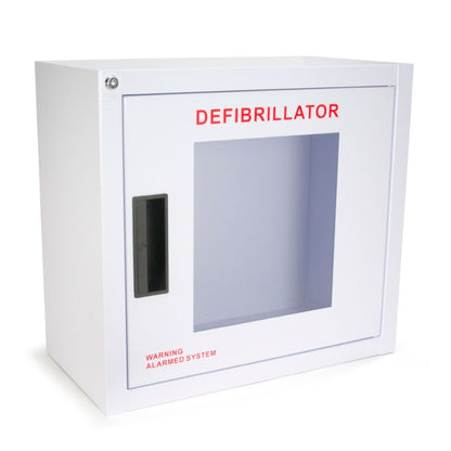 Caretech-Alarmed AED Wall Cabinet w/Clear Window, Metal, Large-MedTech-1