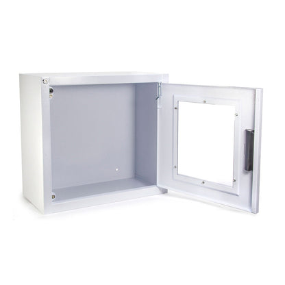Caretech-Alarmed AED Wall Cabinet w/Clear Window, Metal, Large-MedTech-2