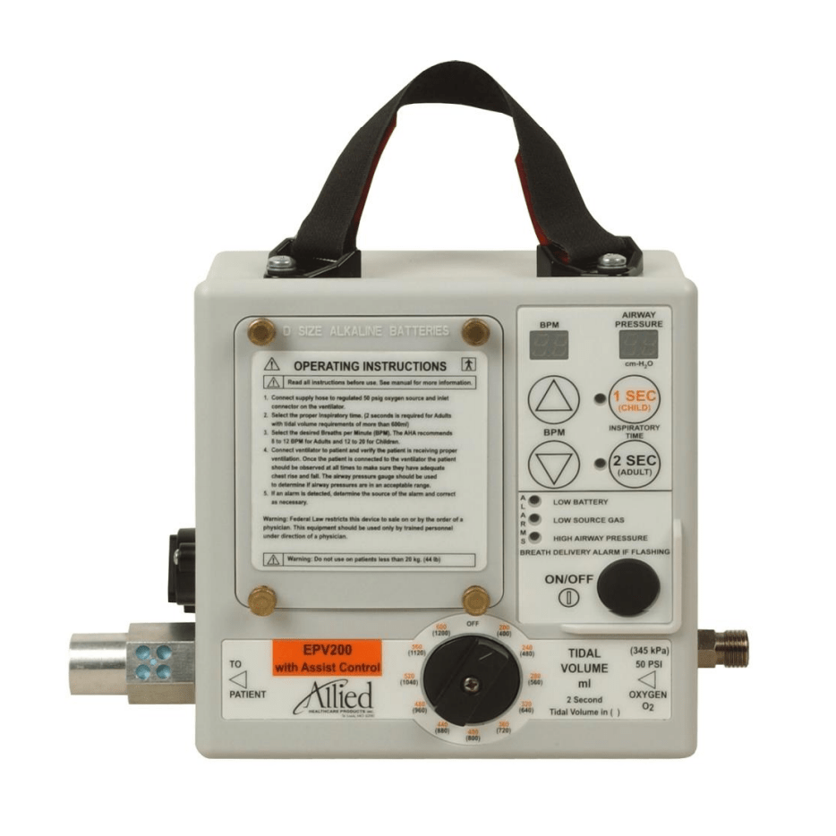 Allied Healthcare Products EPV200 Ventilator™ with Assist Control MedTech