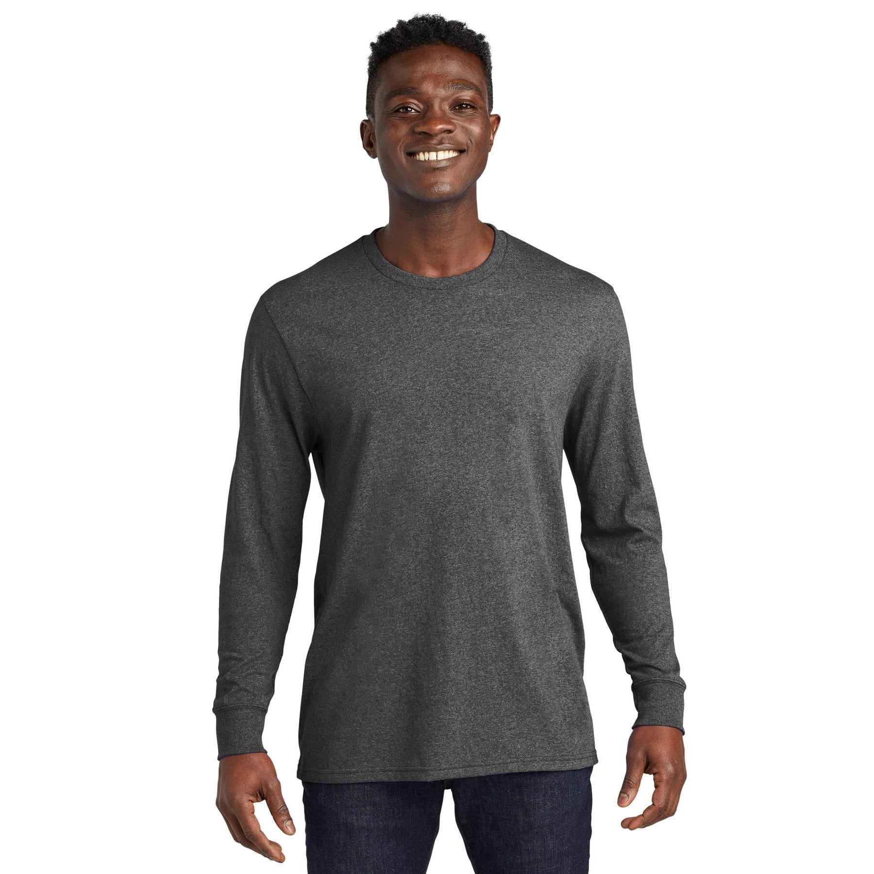 AllMade-Allmade® Unisex Long Sleeve Recycled Blend Tee AL6204-MedTech-1