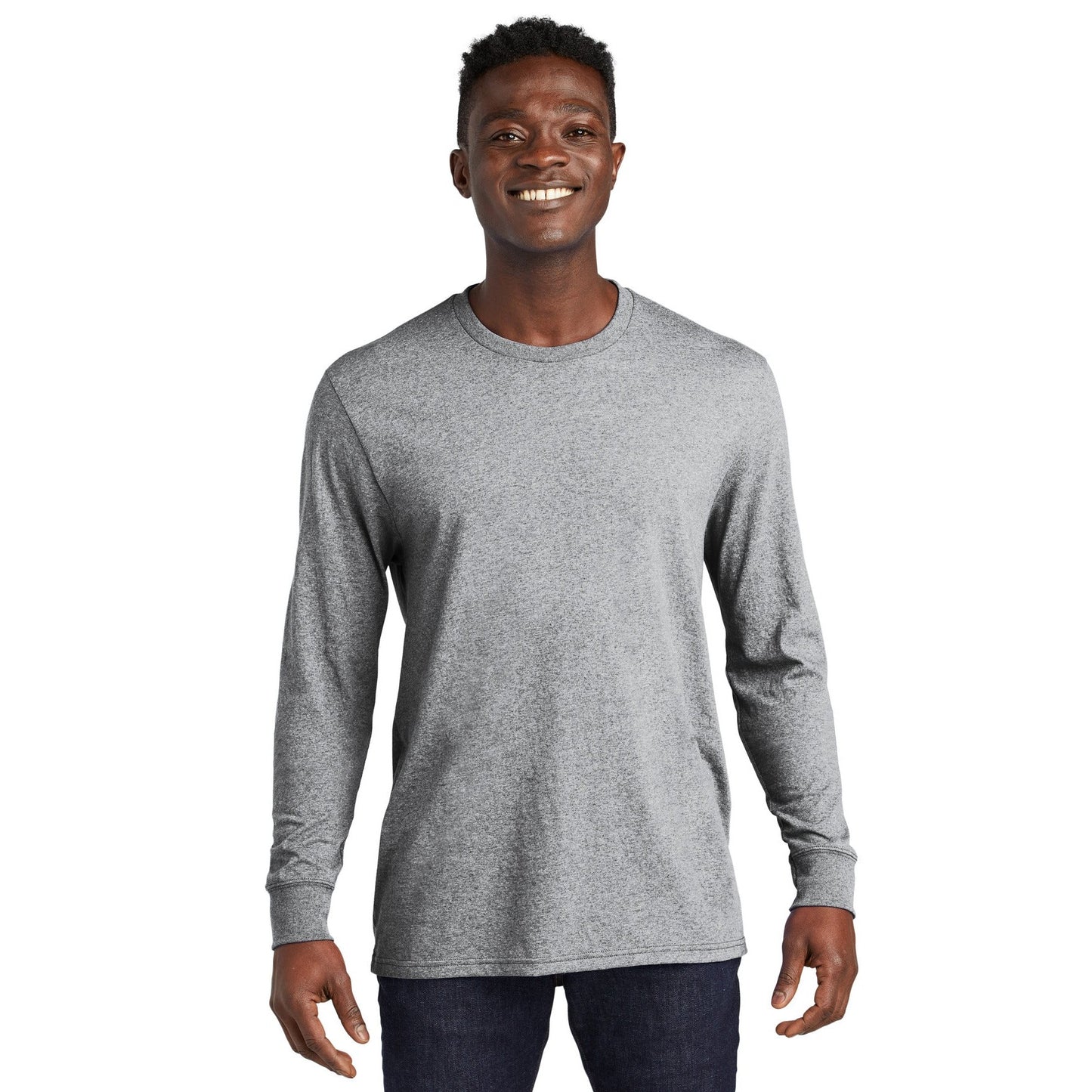 AllMade-Allmade® Unisex Long Sleeve Recycled Blend Tee AL6204-MedTech-2