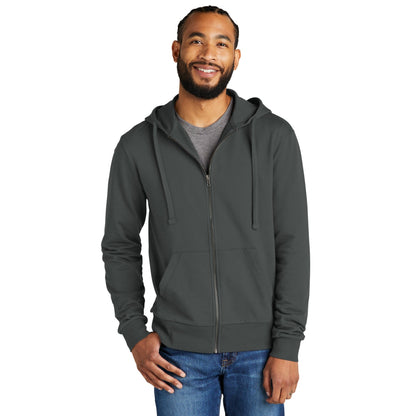 AllMade-Allmade® Unisex Organic French Terry Full-Zip Hoodie AL4002-MedTech-4