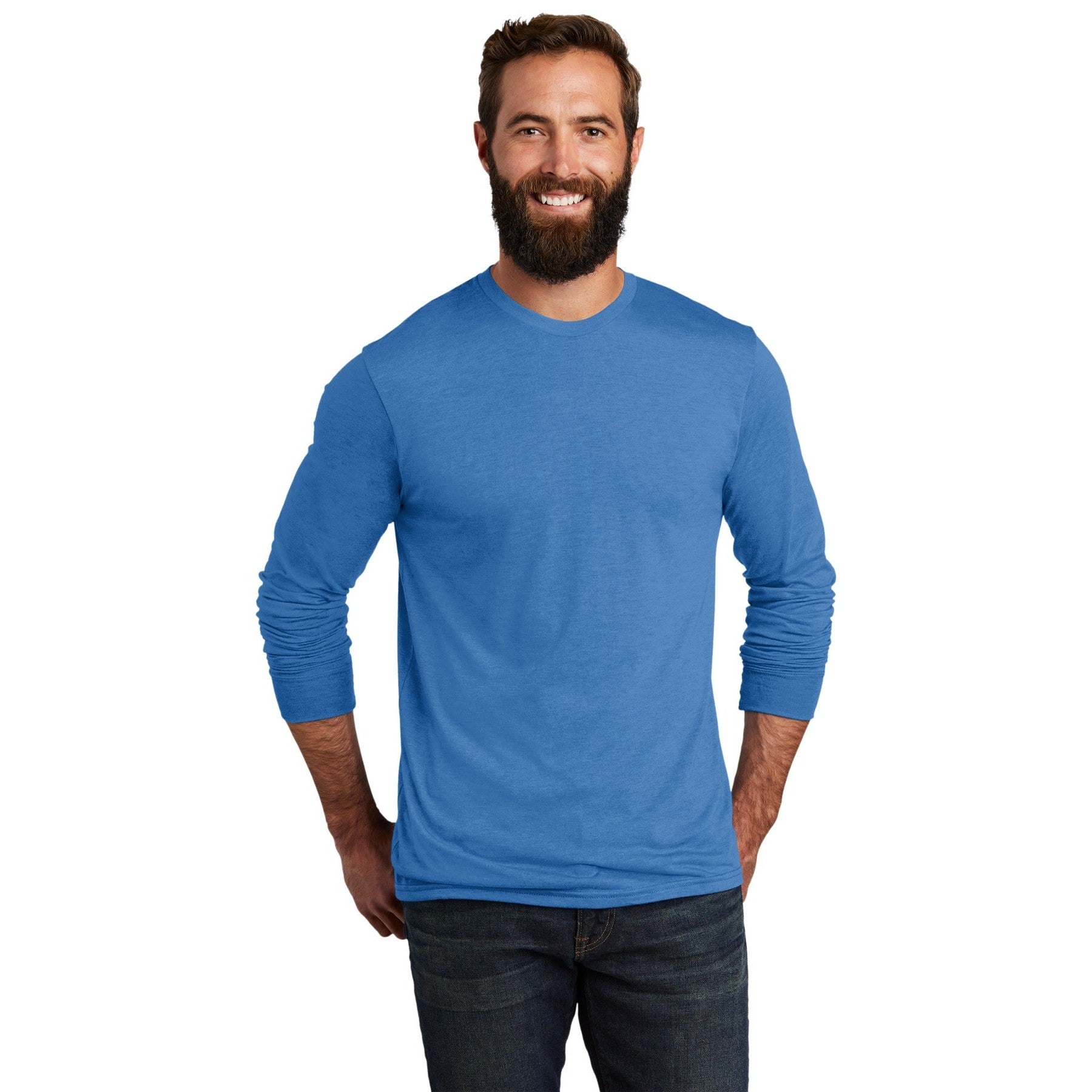 AllMade-Allmade ® Unisex Tri-Blend Long Sleeve Tee AL6004-MedTech-2