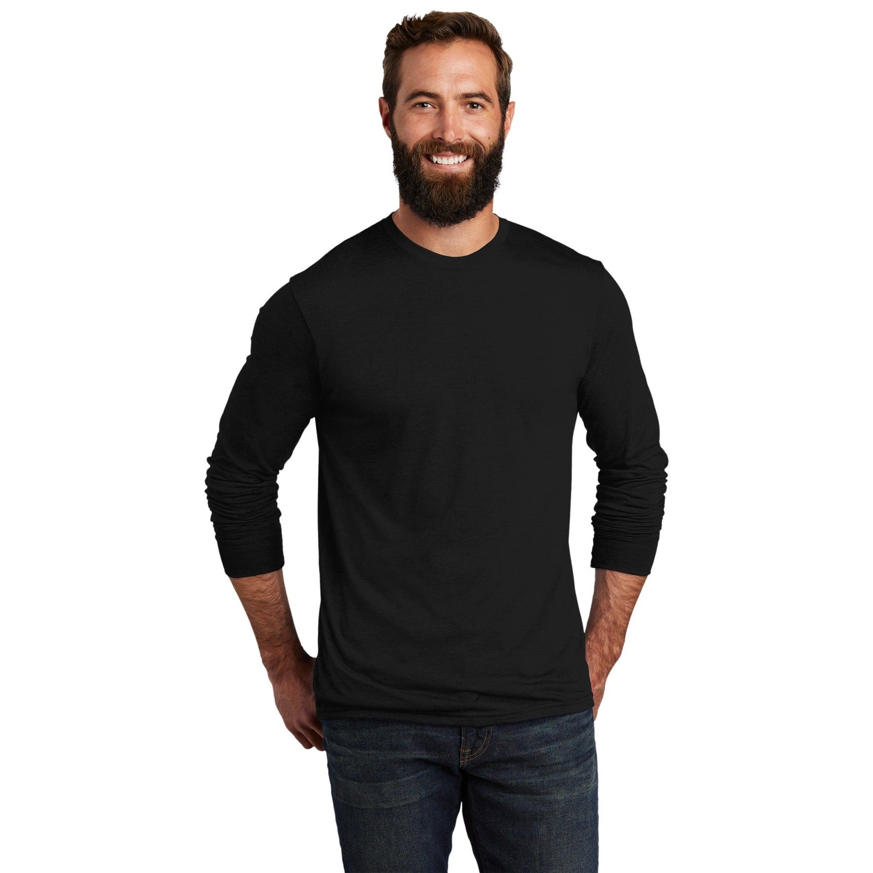 AllMade-Allmade ® Unisex Tri-Blend Long Sleeve Tee AL6004-MedTech-4