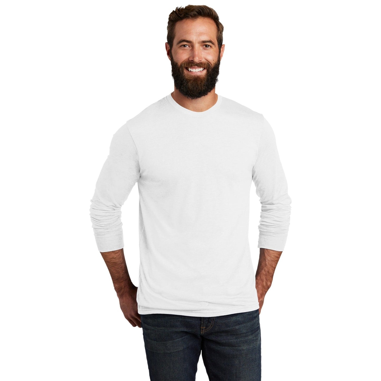 AllMade-Allmade ® Unisex Tri-Blend Long Sleeve Tee AL6004-MedTech-6