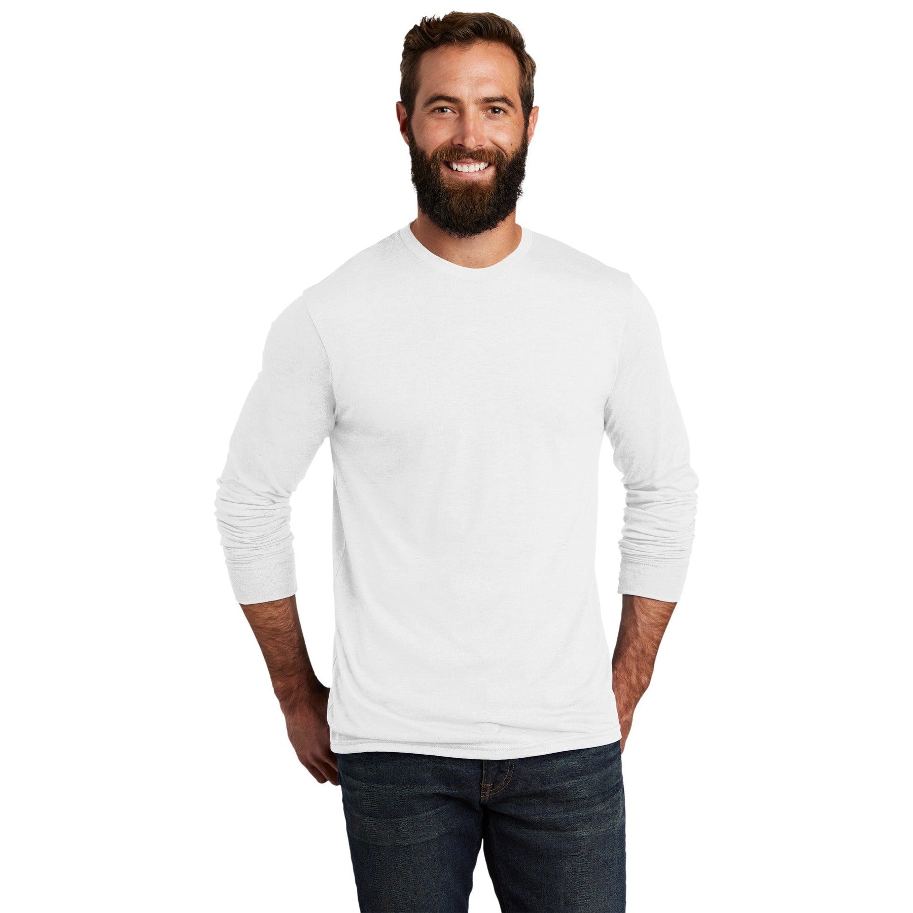 AllMade-Allmade ® Unisex Tri-Blend Long Sleeve Tee AL6004-MedTech-6