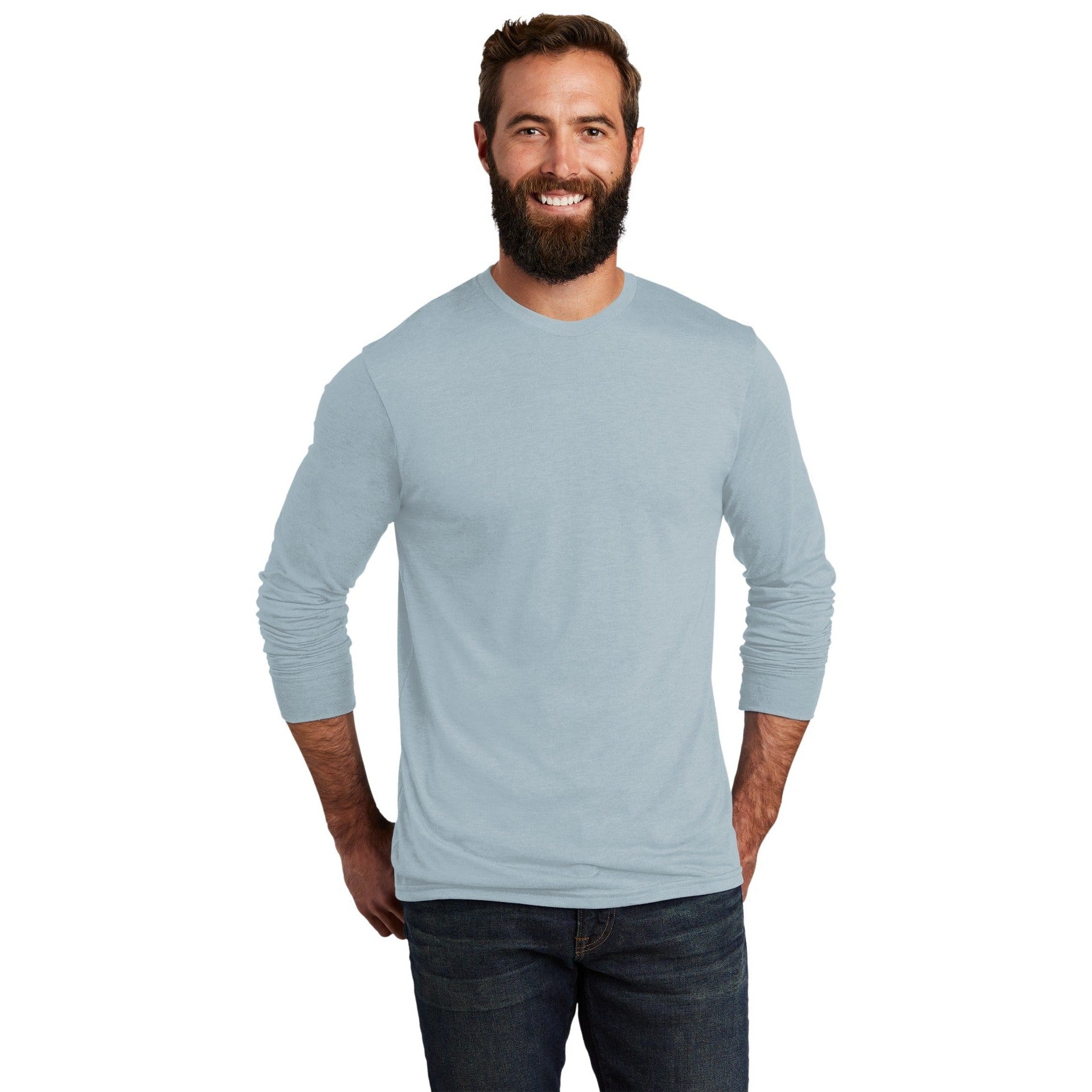 AllMade-Allmade ® Unisex Tri-Blend Long Sleeve Tee AL6004-MedTech-7