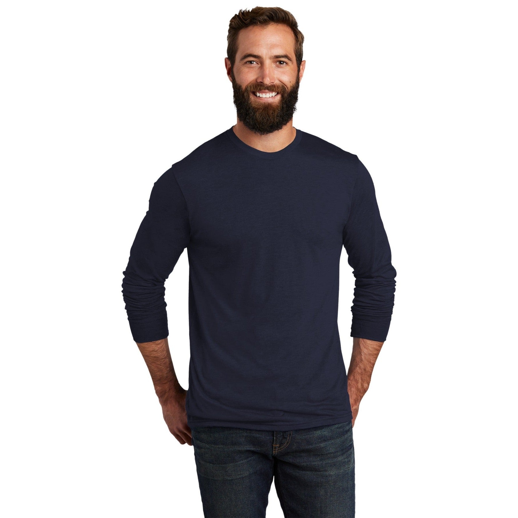 AllMade-Allmade ® Unisex Tri-Blend Long Sleeve Tee AL6004-MedTech-8