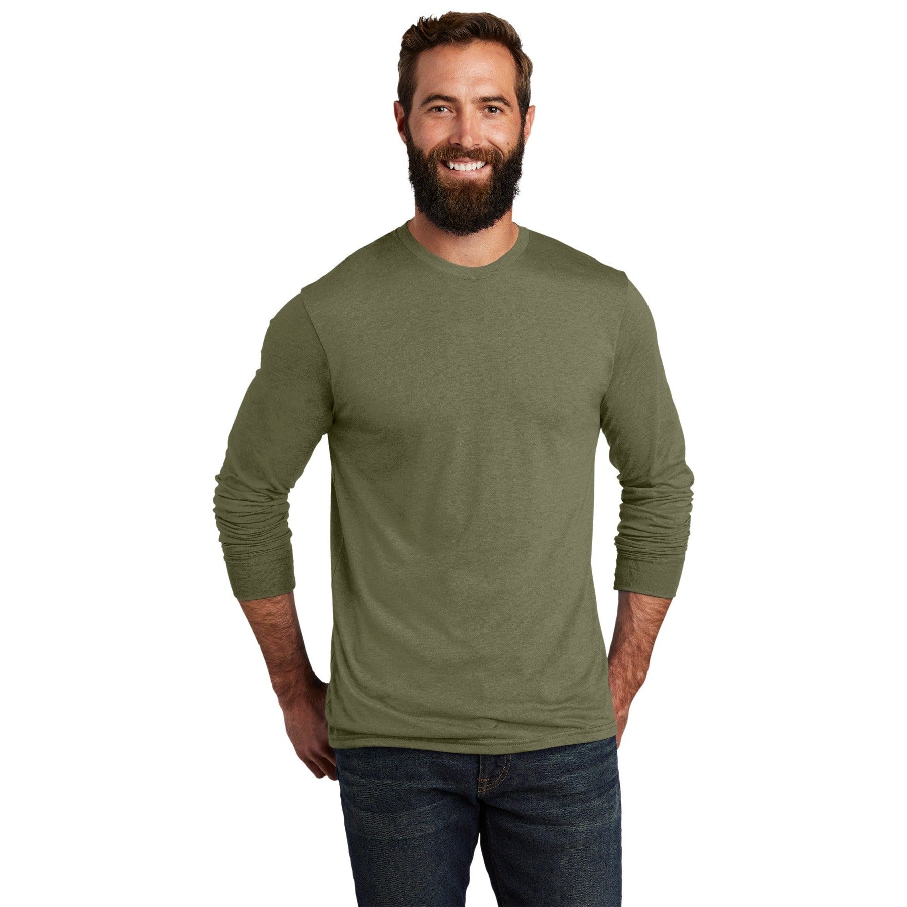 AllMade-Allmade ® Unisex Tri-Blend Long Sleeve Tee AL6004-MedTech-9
