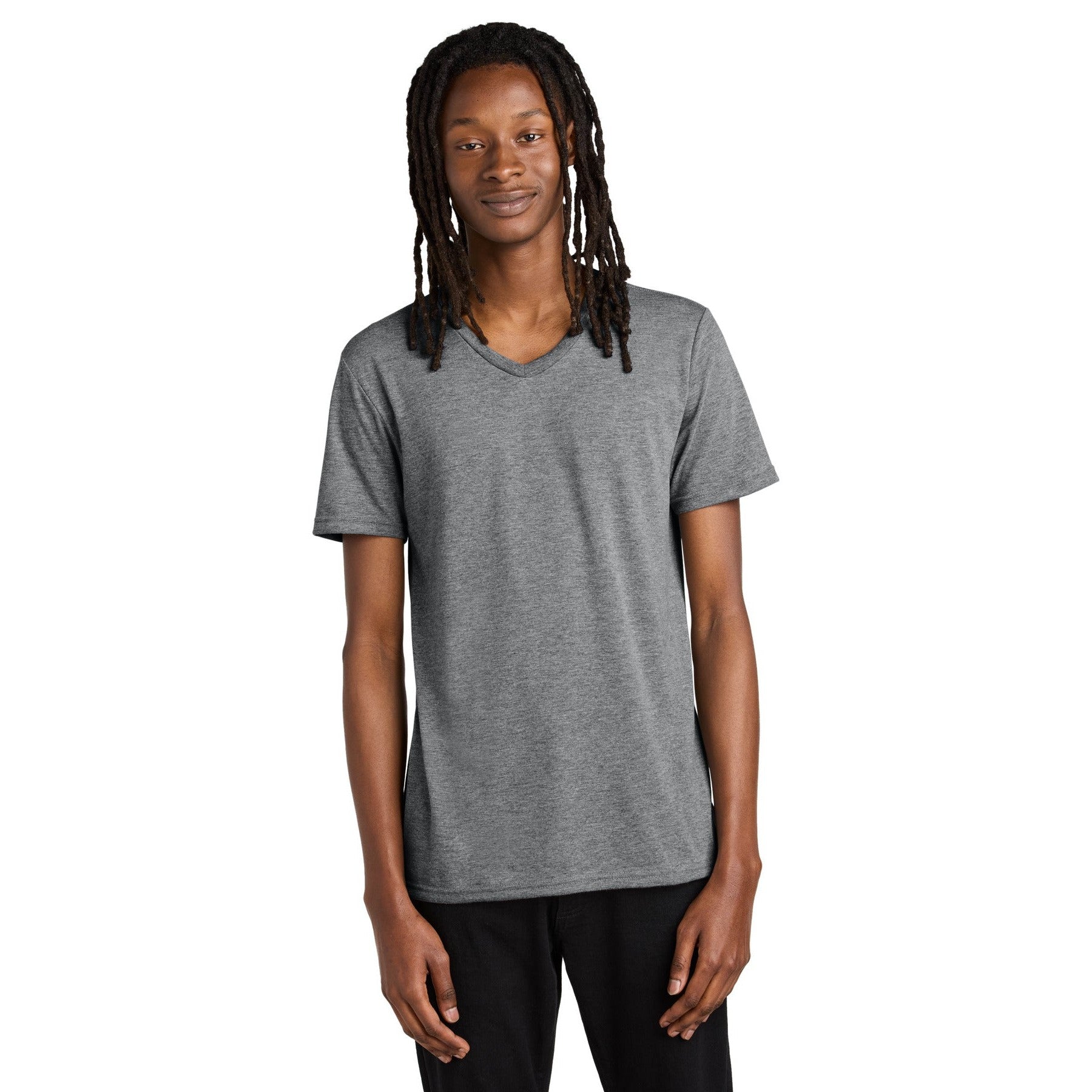AllMade-Allmade ® Unisex Tri-Blend V-Neck Tee AL2014-MedTech-1
