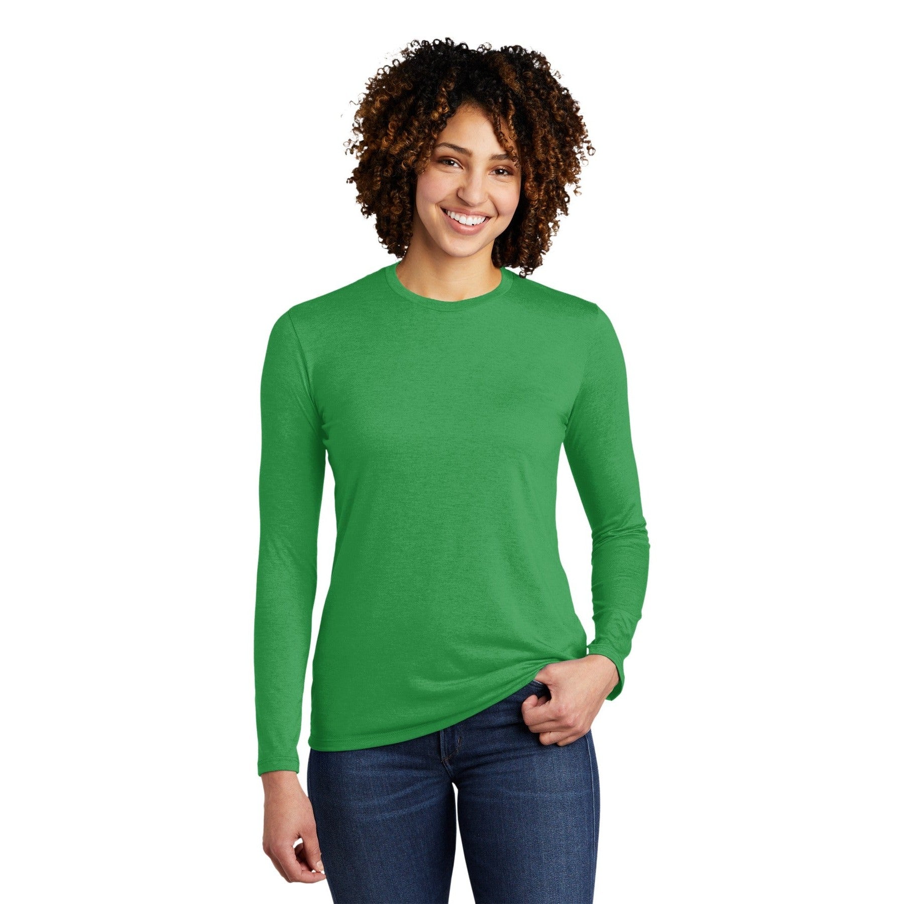 AllMade-Allmade ® Women's Tri-Blend Long Sleeve Tee AL6008-MedTech-3
