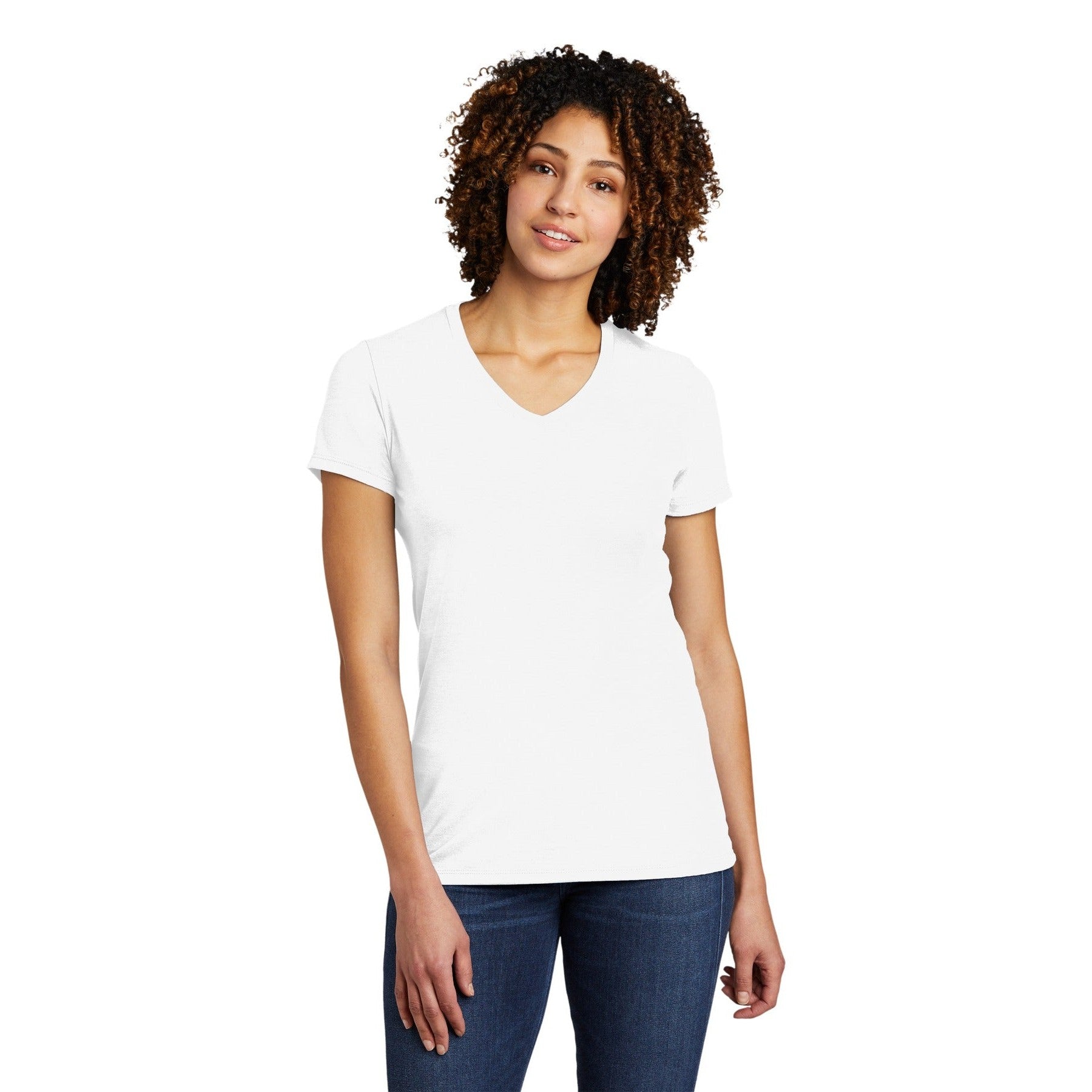 AllMade-Allmade ® Women's Tri-Blend V-Neck Tee AL2018-MedTech-3