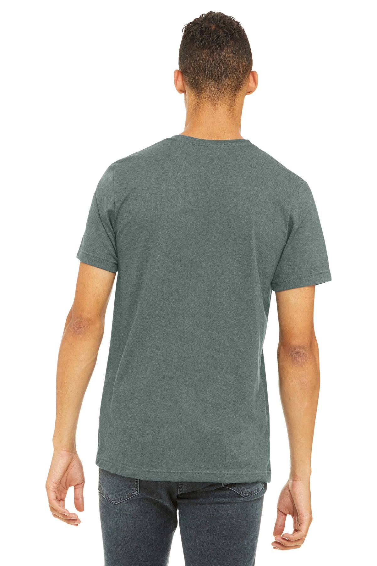 BELLA+CANVAS  Unisex Heather CVC Short Sleeve Tee. BC3001CVC