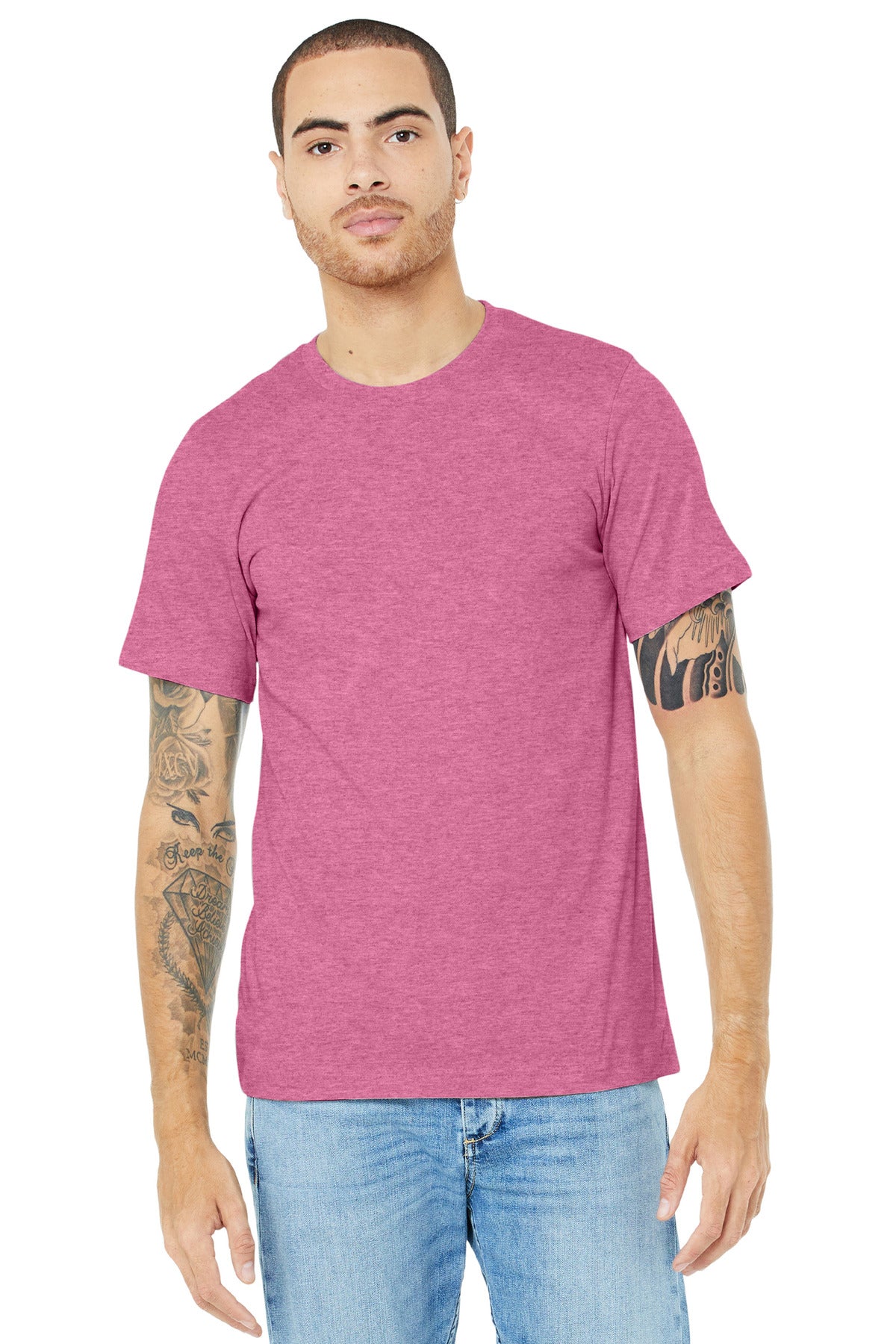 Bella + Canvas- BELLA+CANVAS ® Unisex Heather CVC Short Sleeve Tee. BC3001CVC 1/2-Medtech- 12