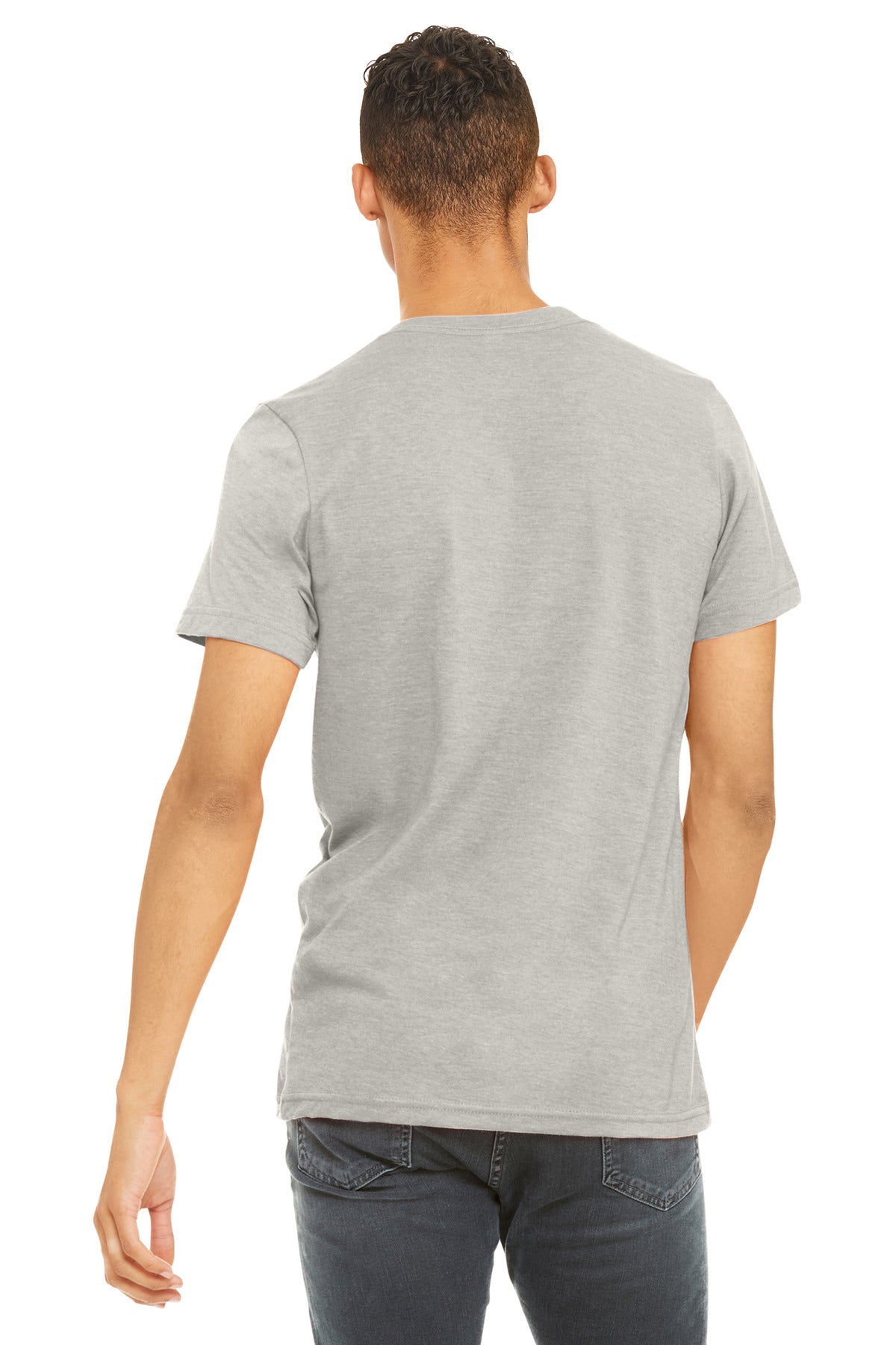 BELLA+CANVAS  Unisex Heather CVC Short Sleeve Tee. BC3001CVC