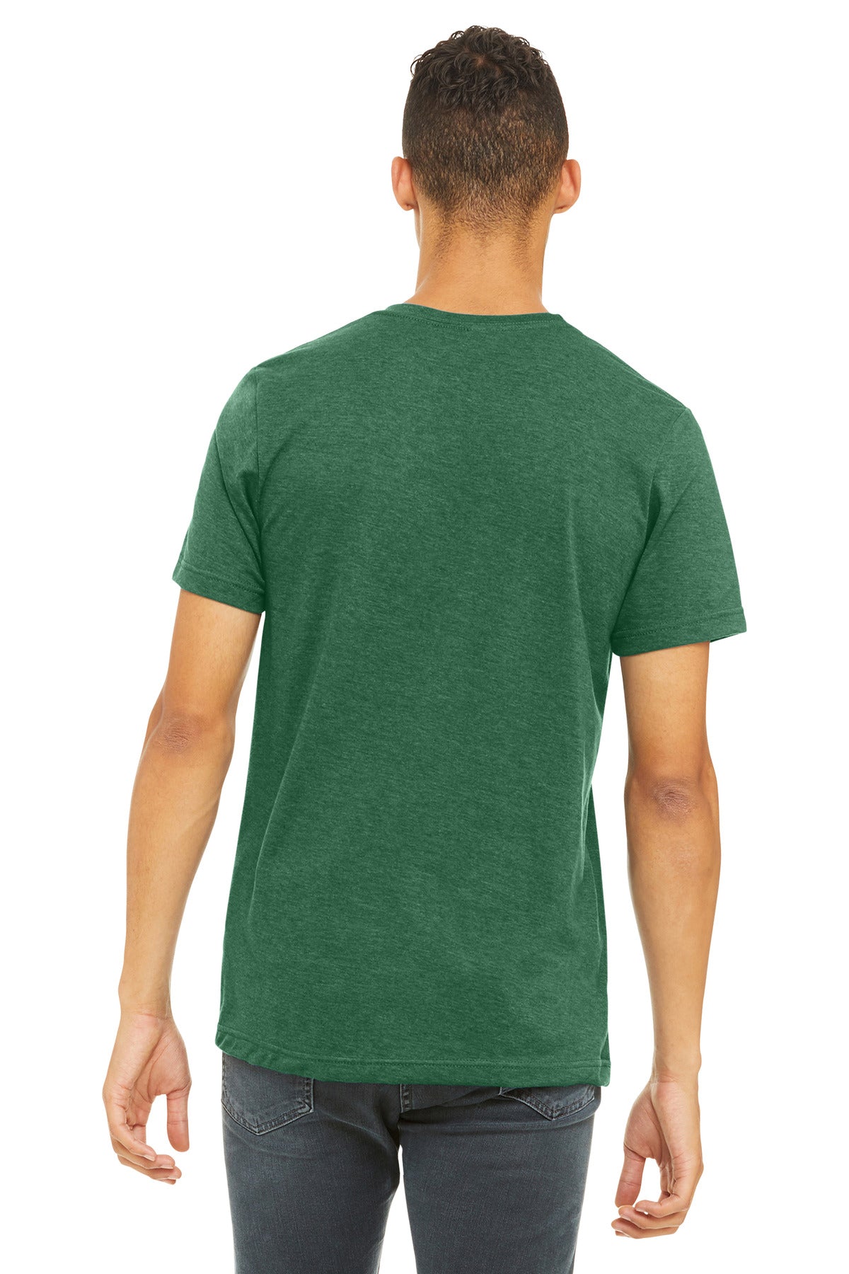 BELLA+CANVAS  Unisex Heather CVC Short Sleeve Tee. BC3001CVC