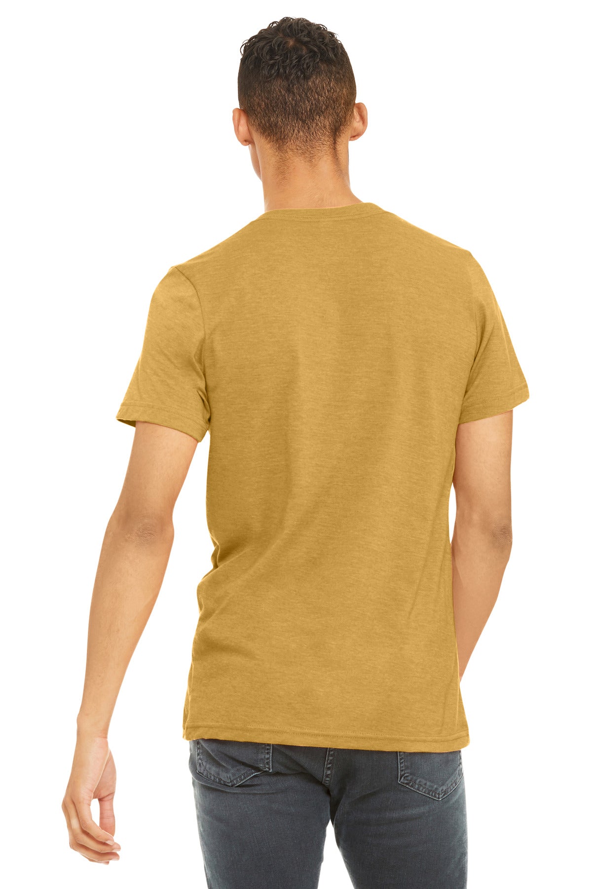 BELLA+CANVAS  Unisex Heather CVC Short Sleeve Tee. BC3001CVC