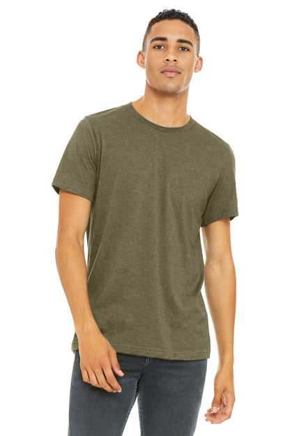 BELLA+CANVAS  Unisex Heather CVC Short Sleeve Tee. BC3001CVC
