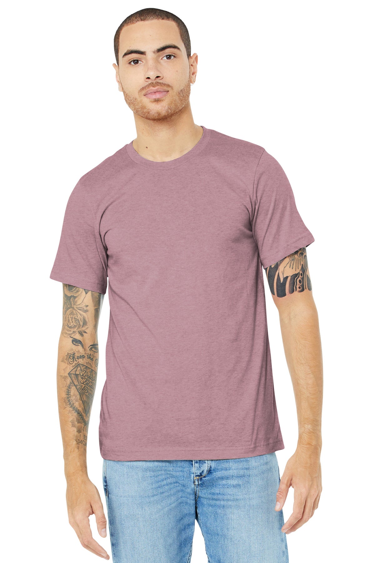 Bella + Canvas- BELLA+CANVAS ® Unisex Heather CVC Short Sleeve Tee. BC3001CVC 2/2-Medtech- 4