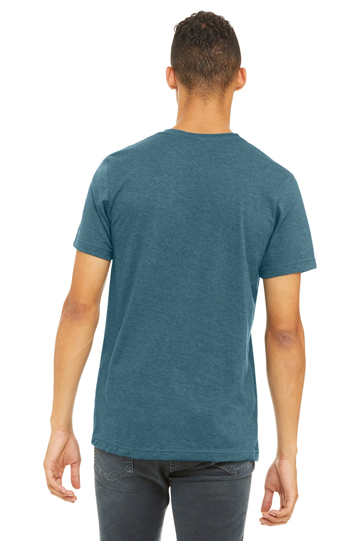 BELLA+CANVAS  Unisex Heather CVC Short Sleeve Tee. BC3001CVC