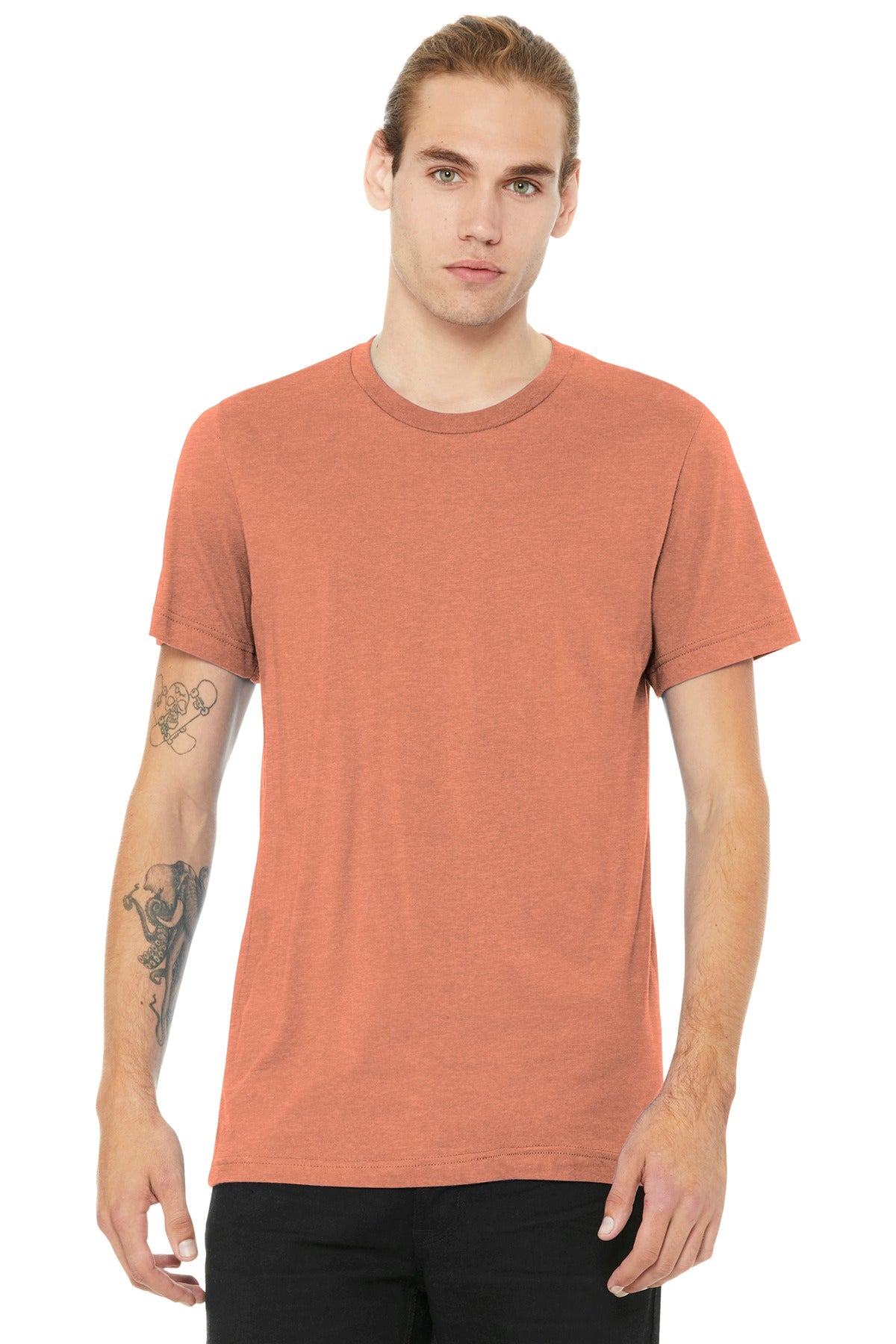 Bella + Canvas- BELLA+CANVAS ® Unisex Heather CVC Short Sleeve Tee. BC3001CVC 2/2-Medtech- 21