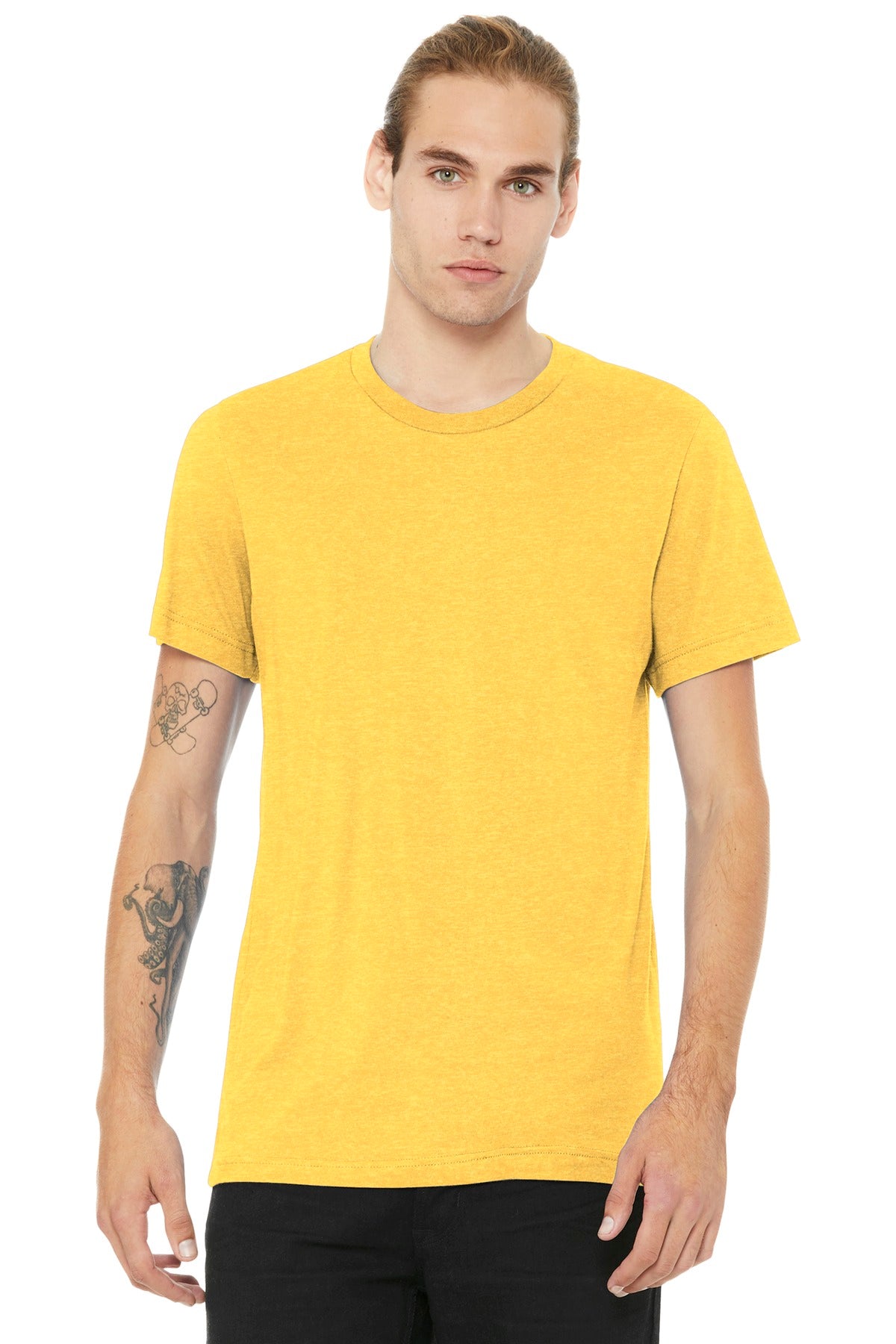 Bella + Canvas- BELLA+CANVAS ® Unisex Heather CVC Short Sleeve Tee. BC3001CVC 2/2-Medtech- 26