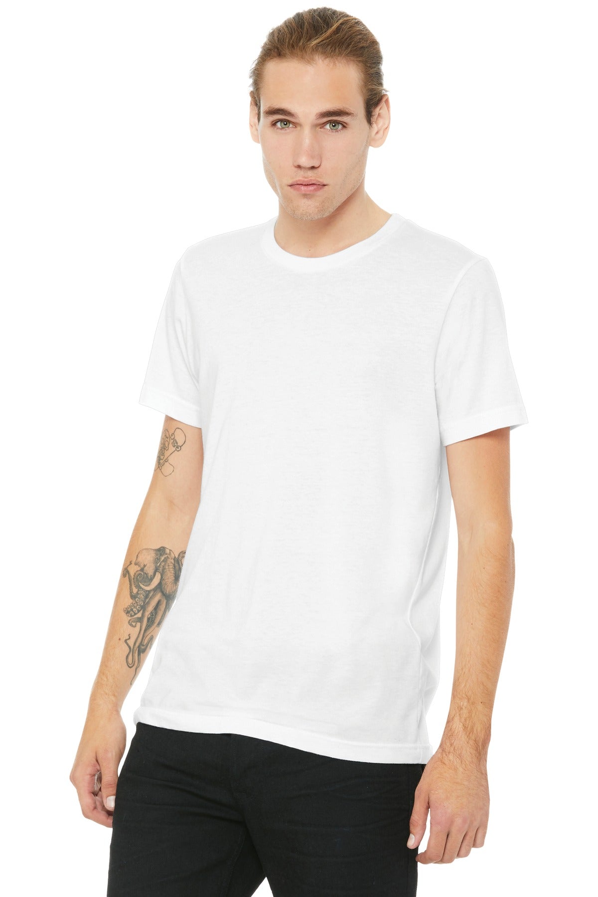 Bella + Canvas- BELLA+CANVAS ® Unisex Poly-Cotton Short Sleeve Tee. BC3650-Medtech- 3